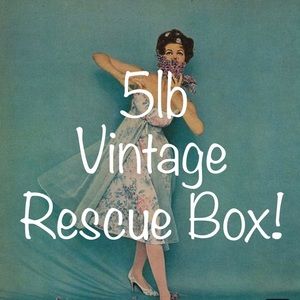 Vintage 5lb Rescue Reseller Mystery Box